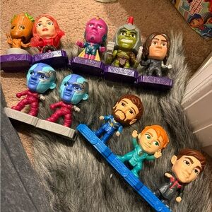 McDonald's Kids Action Figure Set - Blue, Red, Green, Purple, Brown, Orange